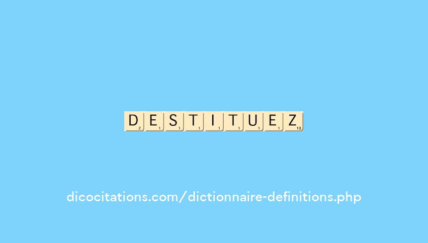 destituez