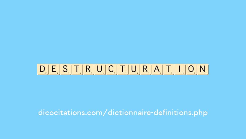 destructuration destructuration