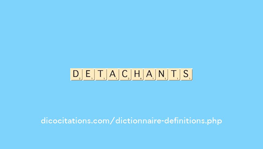 detachants detachants