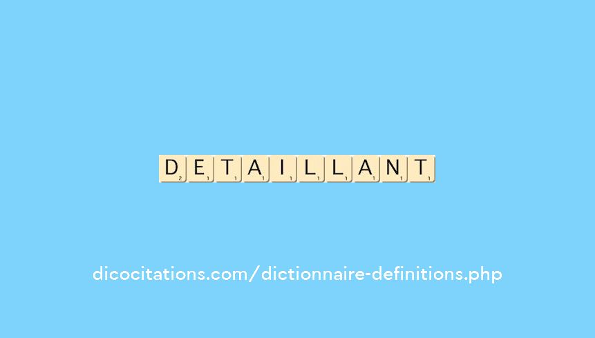 detaillant detaillant