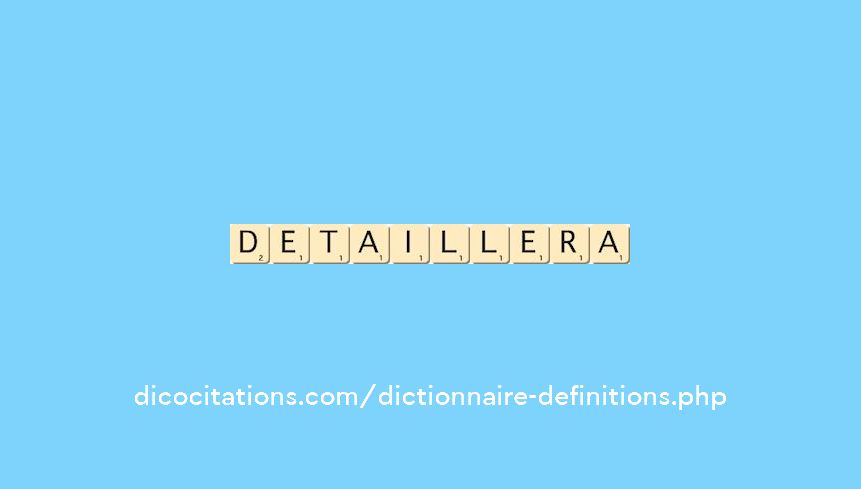 detaillera detaillera