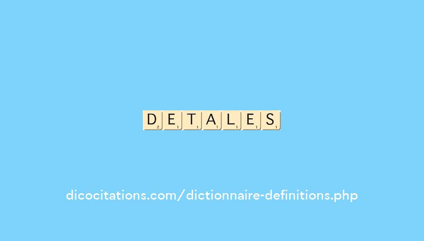 detales detales