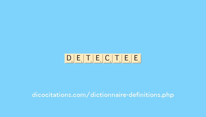 detectee detectee