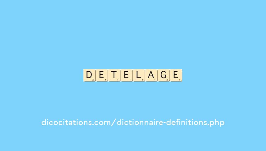 detelage detelage