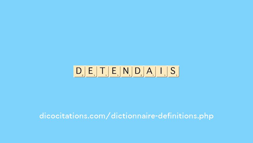 detendais detendais