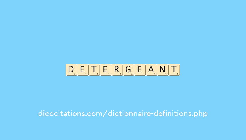 detergeant detergeant