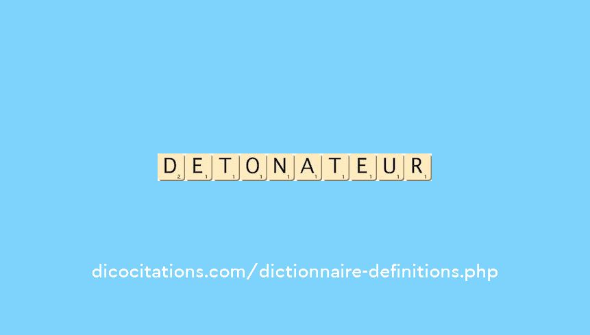 detonateur detonateur