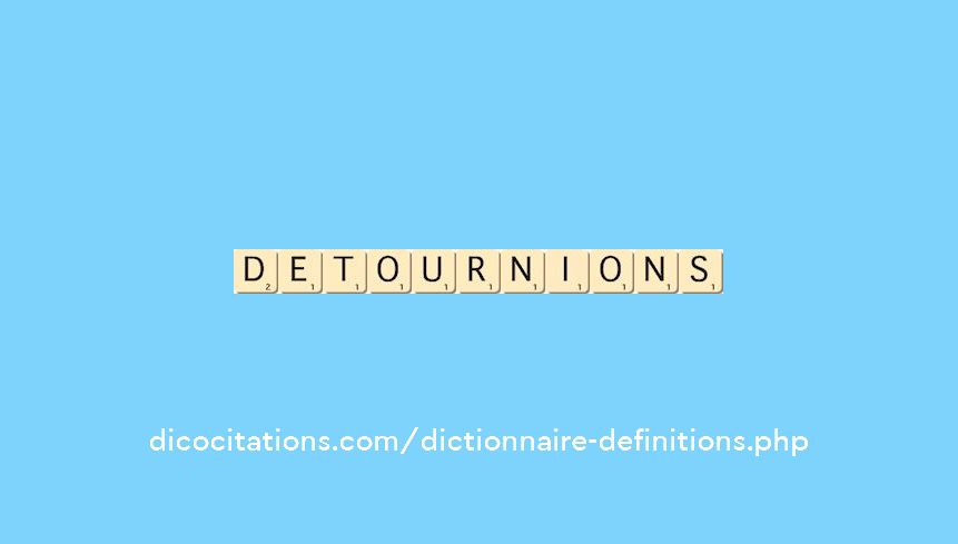 detournions detournions