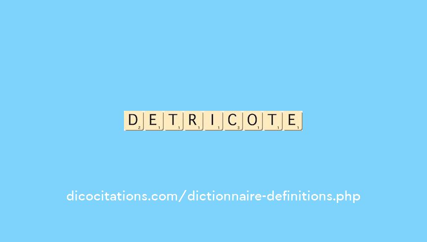 detricote detricote