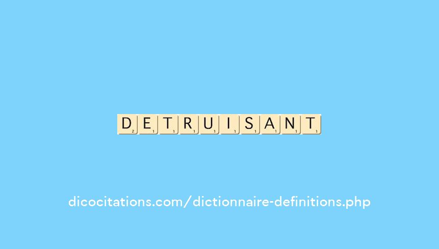 detruisant detruisant