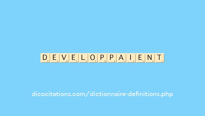 developpaient developpaient