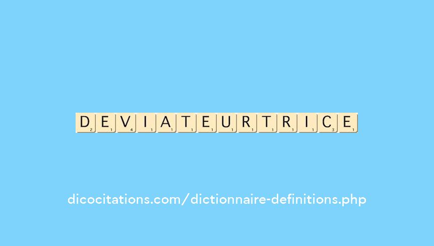 deviateur--trice