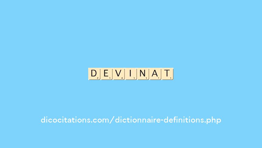 devinat devinat