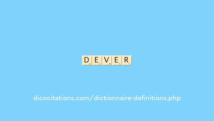devoiler devoiler