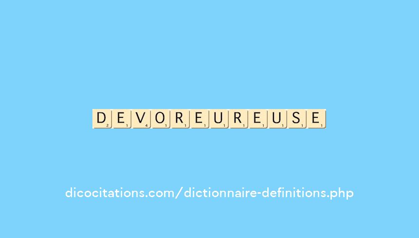 devoreur--euse