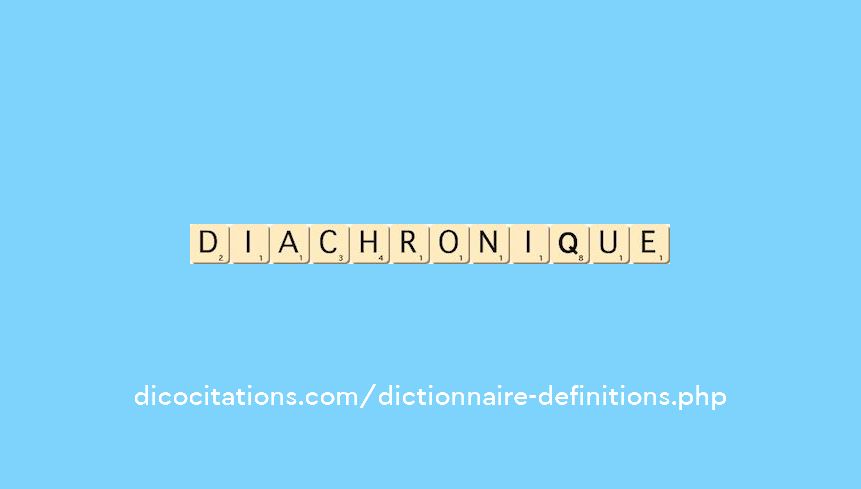diachronique