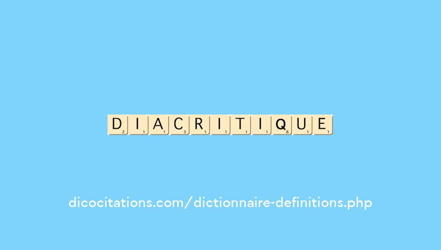 diacritique