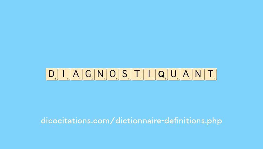 diagnostiquant diagnostiquant
