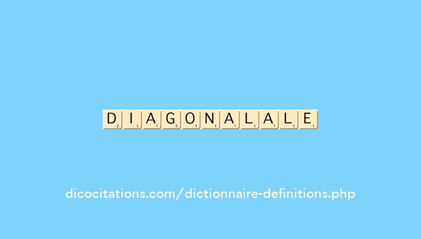 diagonal--ale