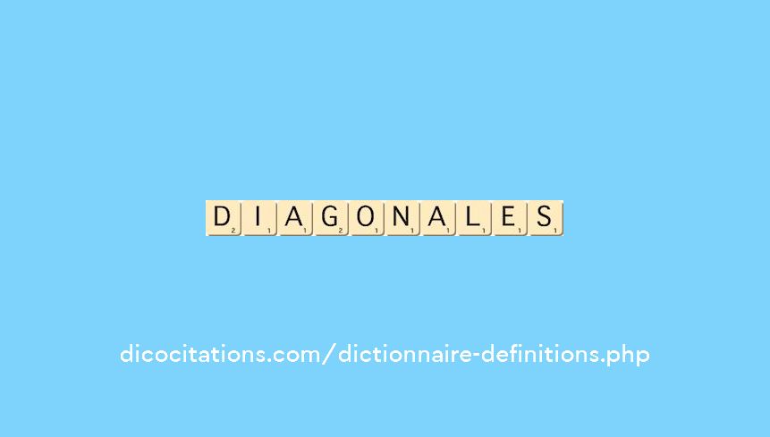 diagonales