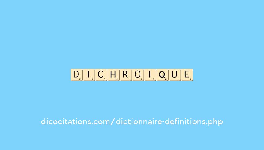dichroique