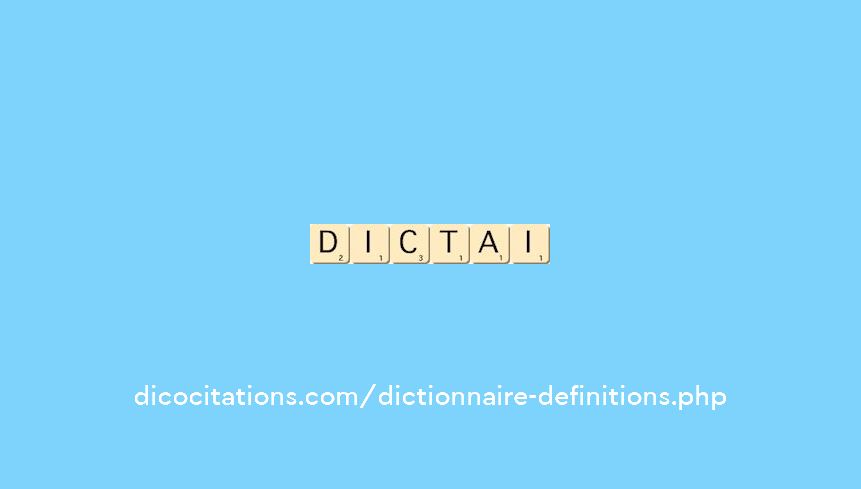 dictai dictai