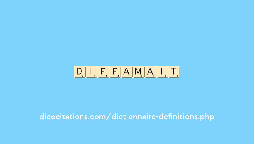 diffamait diffamait