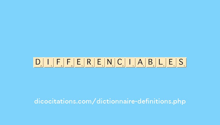 differenciables differenciables