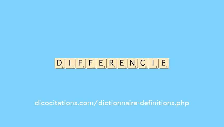differencie differencie
