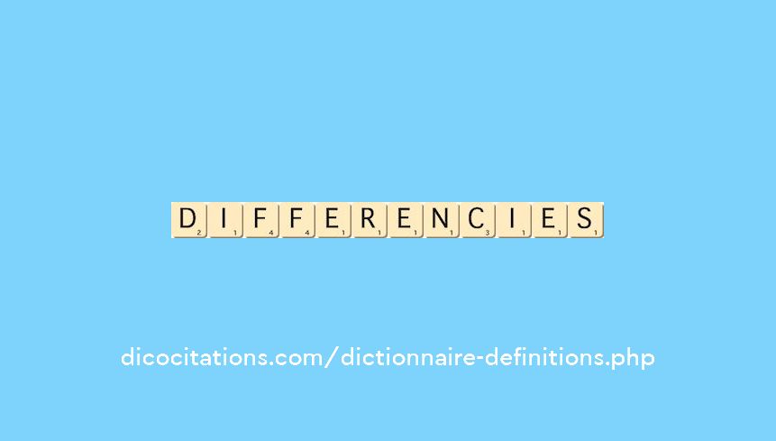 differencies differencies