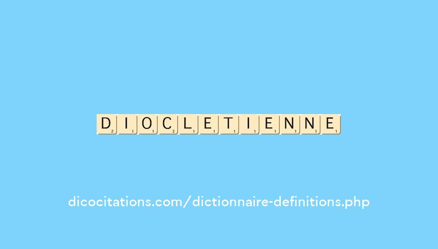 diocletienne diocletienne