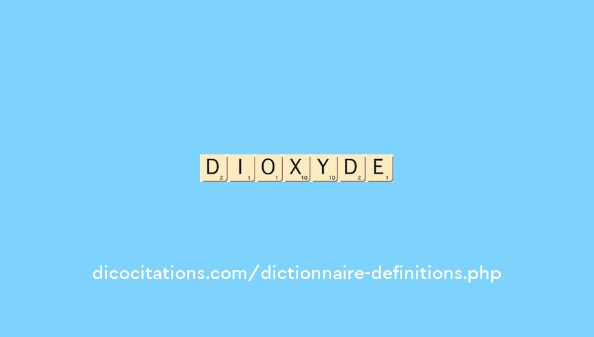 dioxyde dioxyde
