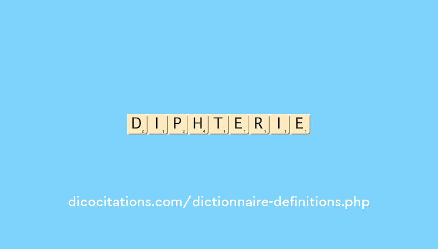 diphterie diphterie