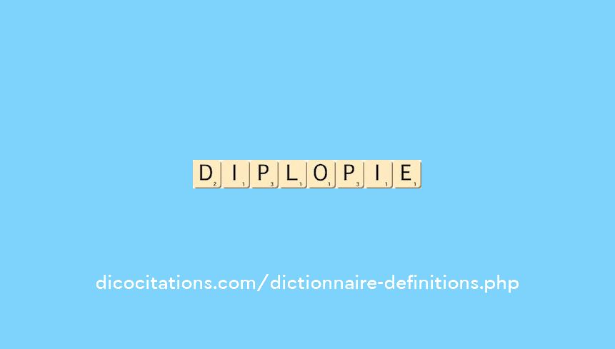 diplopie diplopie