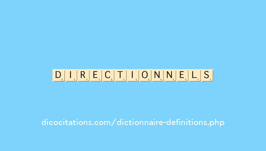 directionnels directionnels