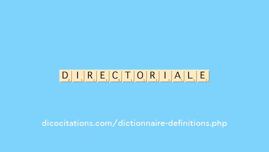 directoriale directoriale