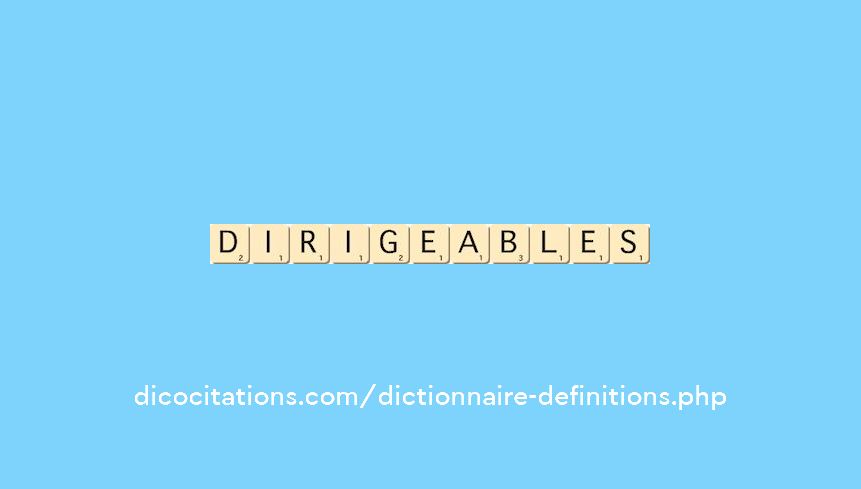 dirigeables dirigeables