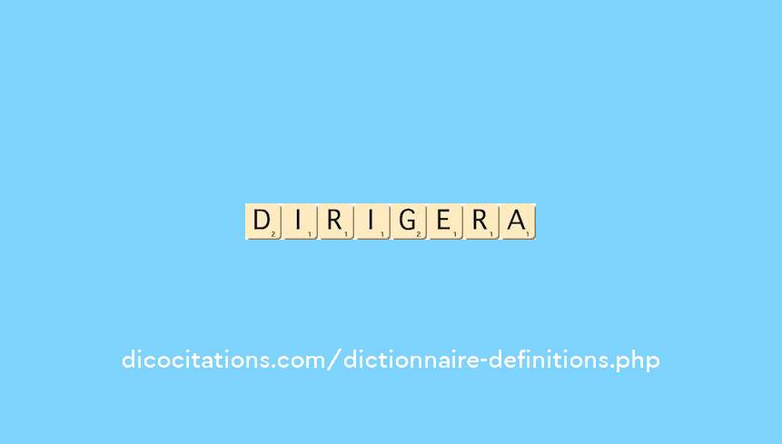 dirigera dirigera