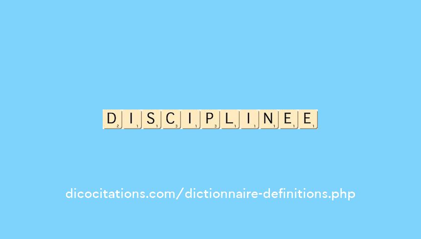 disciplinee disciplinee