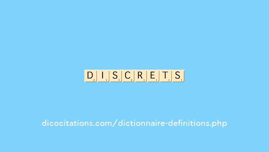 discrets discrets