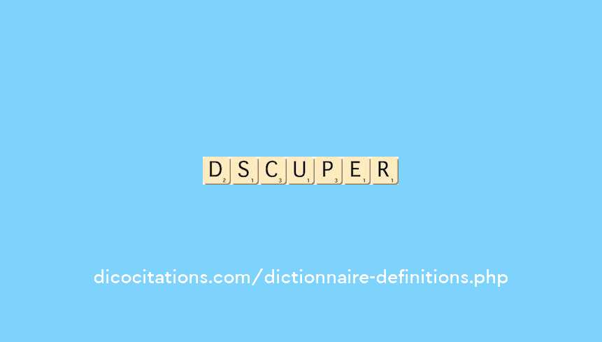 disculper disculper