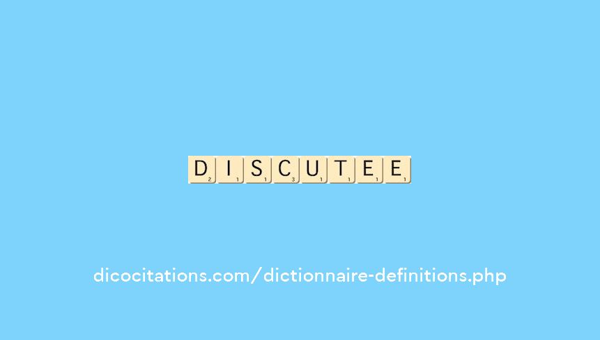 discutee discutee