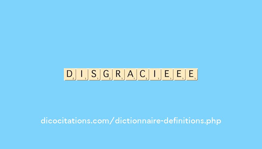 disgracie--ee
