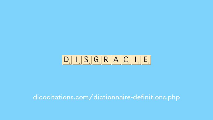 disgracie disgracie