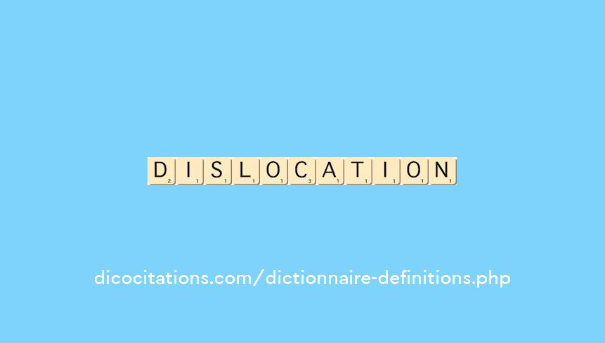 dislocation