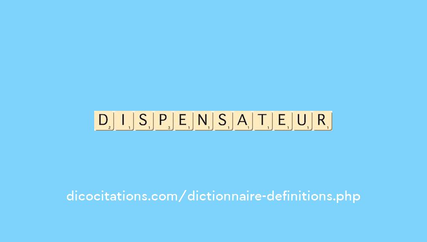 dispensateur dispensateur