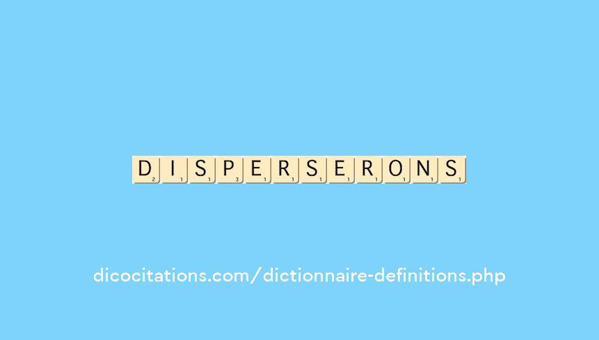 disperserons disperserons
