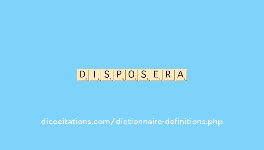 disposera disposera