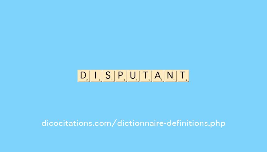 disputant disputant