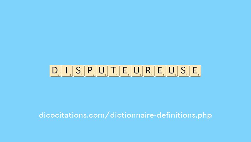 disputeur--euse
